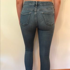 ripped light wash hollister jeans